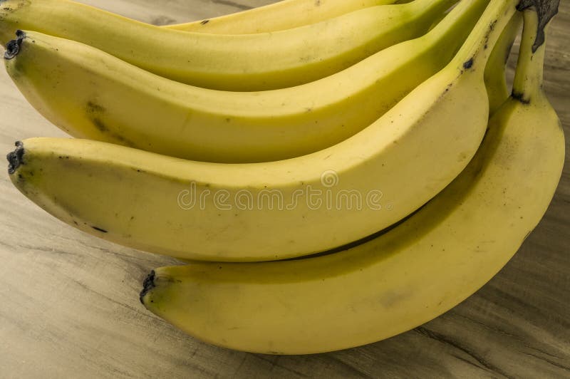 Grupo natural fresco da banana