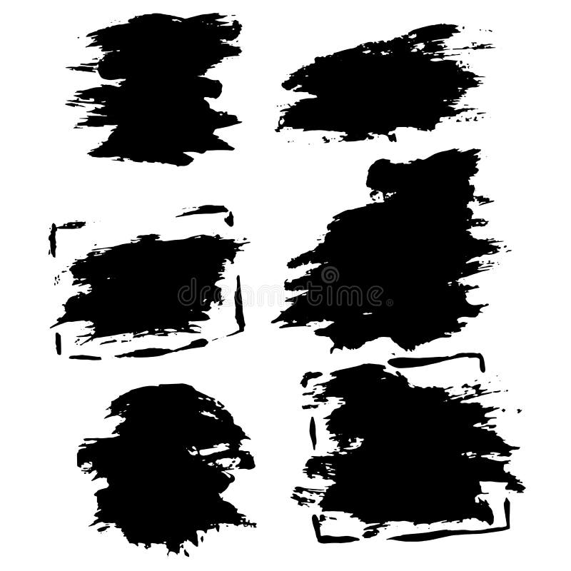 Grupo seco das bandeiras da escova do vetor da tinta Ilustração do vetor Textura tirada mão da aquarela do Grunge Espaço para o t ilustração stock Grupo seco das bandeiras da escova do vetor da tinta Ilustração do vetor Textura tirada mão da aquarela do Grunge Espaço para o t ilustração stock
