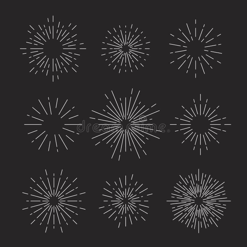 Fogo De Artifício Abstrato Do Vetor Preto E Branco Para Seu Projeto Royalty  Free SVG, Cliparts, Vetores, e Ilustrações Stock. Image 39680868