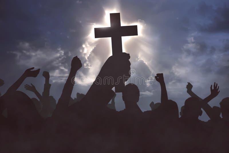Grupp av kristet folk som ber till Jesus christ fotografering för bildbyråer Grupp av kristet folk som ber till Jesus christ fotografering för bildbyråer