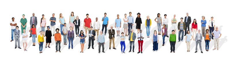 Grupp av olikt multietniskt folk med olikt jobbbegrepp arkivbilder Grupp av olikt multietniskt folk med olikt jobbbegrepp arkivbilder