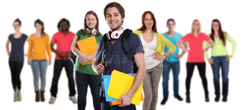 Grupp av studentbarn som ler isolerat lyckligt folk arkivfoto Grupp av studentbarn som ler isolerat lyckligt folk arkivfoto