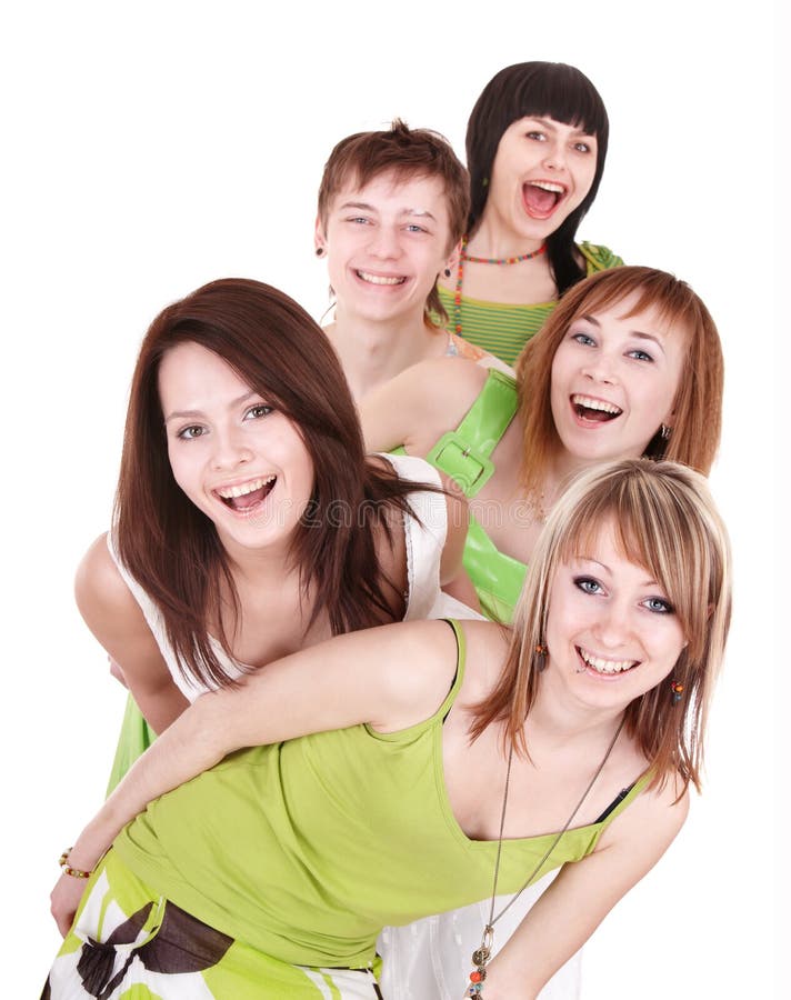 Gruppe von Personen auf Weiß. lizenzfreies stockfoto Gruppe von Personen auf Weiß. lizenzfreies stockfoto