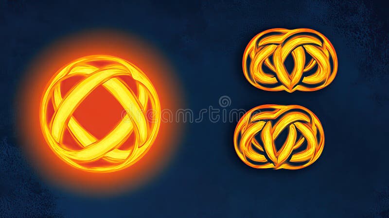 Gry Glow Knot Design Darmowe tło zasobu gry zdjęcia royalty free