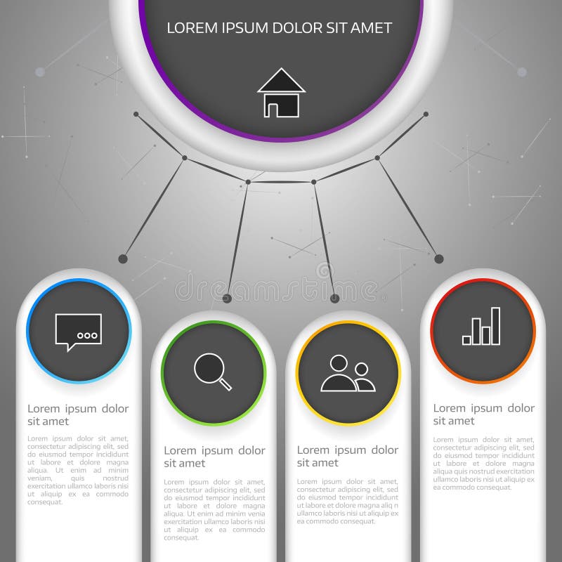 Vector colorful info graphic elements, background for web design, diagram, work flow or presentation and info graphic. Vector colorful info graphic elements, background for web design, diagram, work flow or presentation and info graphic.