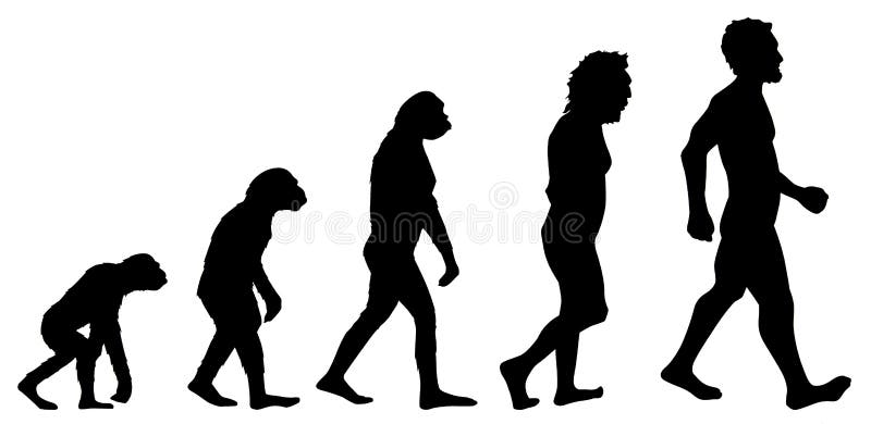 Icono De La Evolución Humana Stock De Ilustración Ilustración De