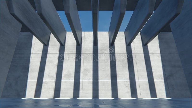 Gráfico de movimiento de escala de tiempo abstracto de vuelo en fondo de concreto industrial ilustración del vector