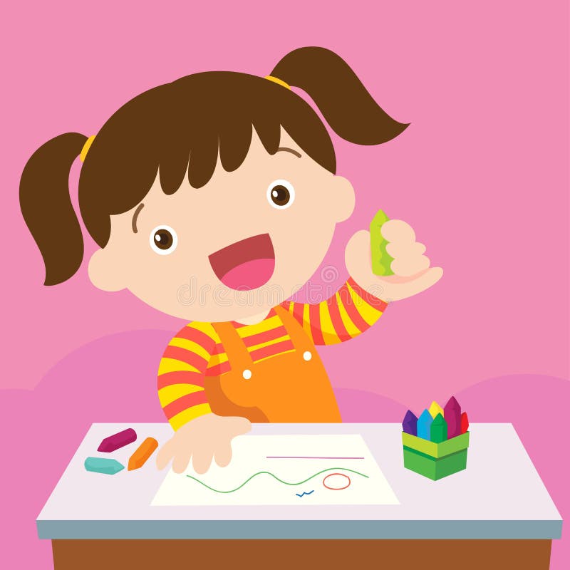Gráfico lindo de la muchacha libre illustration Gráfico lindo de la muchacha libre illustration