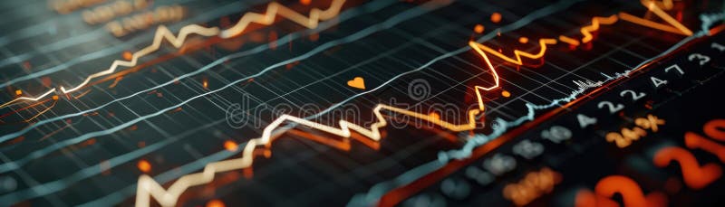 Gráfico médico mínimo con punto de datos único ilustración del vector