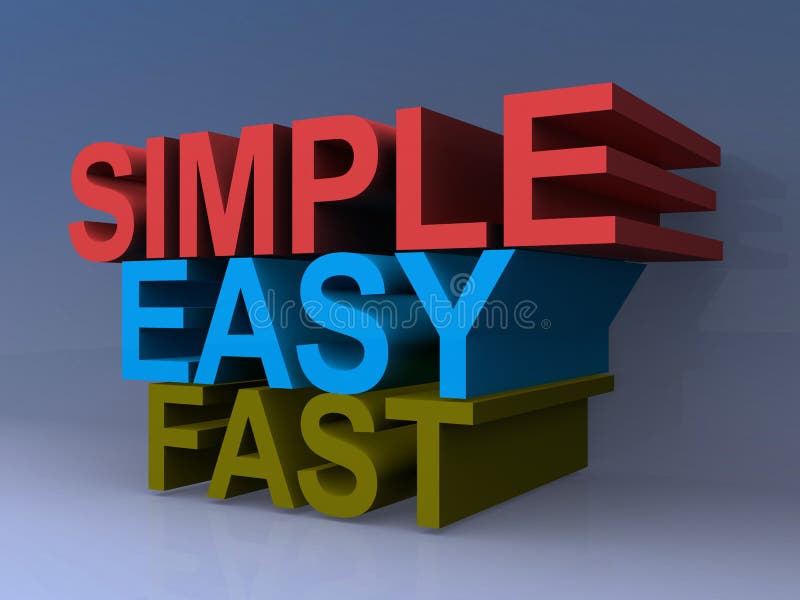 Gráficos simples, fáceis, rápidos ilustração stock Gráficos simples, fáceis, rápidos ilustração stock