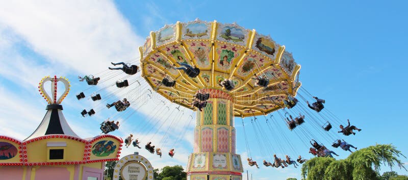 GrÃ¶na Lund in Stockholm royalty-vrije stock afbeeldingen