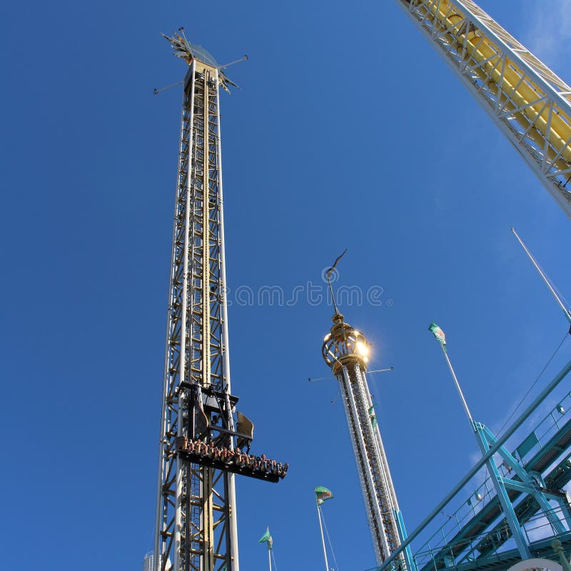 GrÃ¶na Lund in Stockholm royalty-vrije stock afbeelding