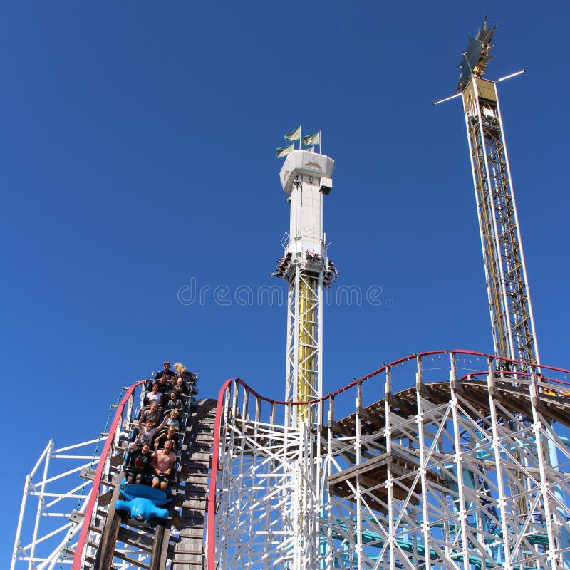 Gröna Lund in Stockholm royalty-vrije stock foto's