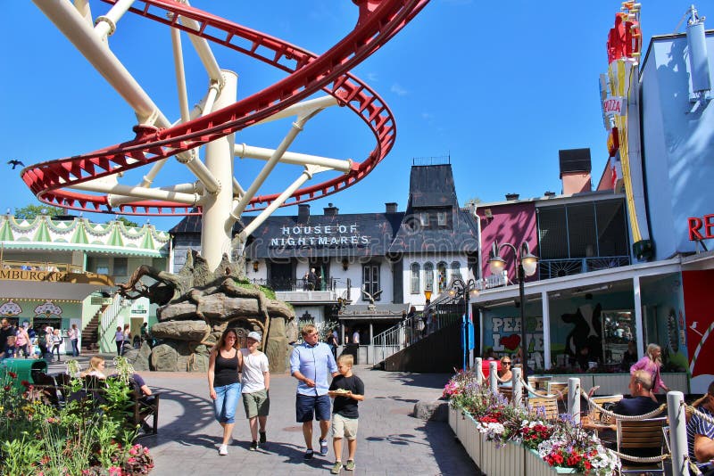 Gröna Lund in Stockholm royalty-vrije stock fotografie