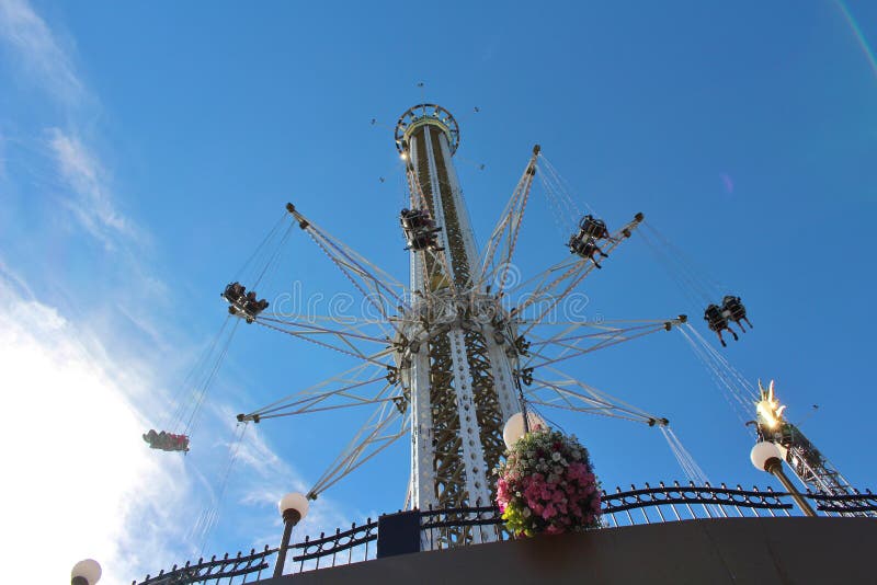 GrÃ¶na Lund in Stockholm royalty-vrije stock afbeelding