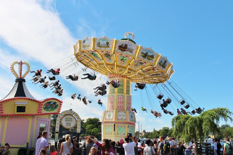 Gröna Lund in Stockholm royalty-vrije stock fotografie