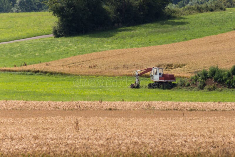 Gräber mit Hütte und Erde auf einer ländlichen Landschaft des Maisfeldes stockfotos Gräber mit Hütte und Erde auf einer ländlichen Landschaft des Maisfeldes stockfotos