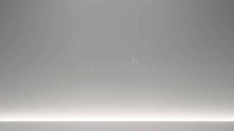 Gråa övertoningsbakgrundsvektor. illustration av vit gradient studio. Elegant vägg med slät övertoning. royaltyfri illustrationer