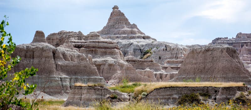 Grès de bad-lands photographie stock libre de droits