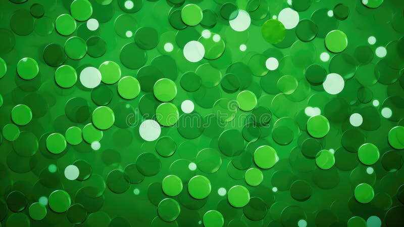 Grün polka dot hintergrund stock abbildung
