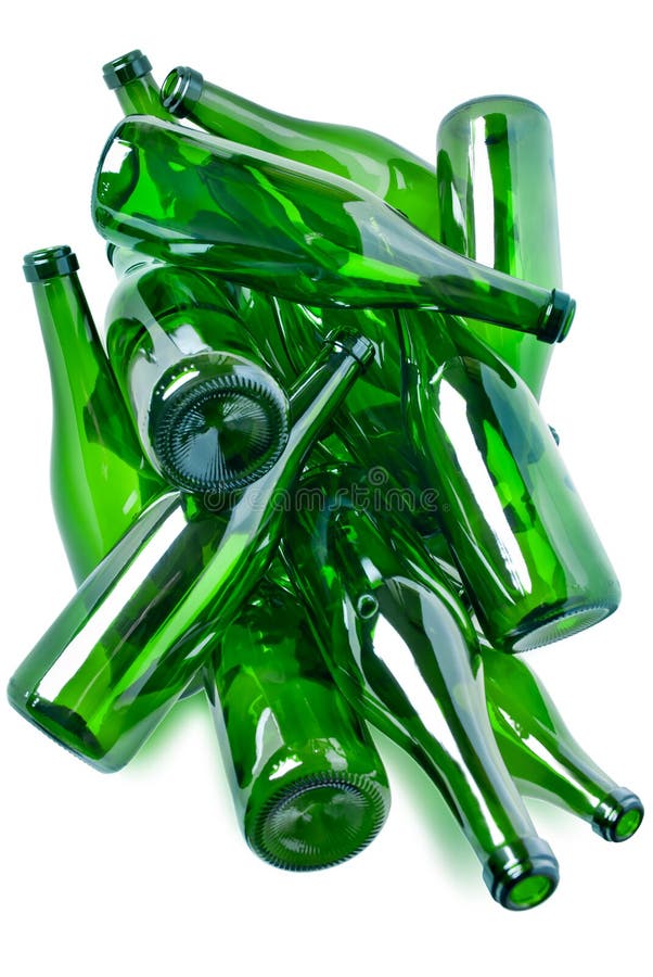 grüne Glasflaschen lizenzfreie stockfotografie grüne Glasflaschen lizenzfreie stockfotografie