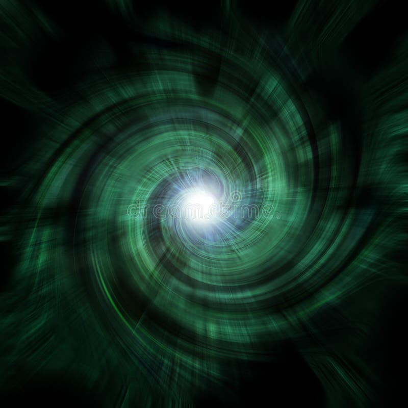 A green-ish, spiraling tunnel vortex - complete with a central lens flare at the focal point. A green-ish, spiraling tunnel vortex - complete with a central lens flare at the focal point.