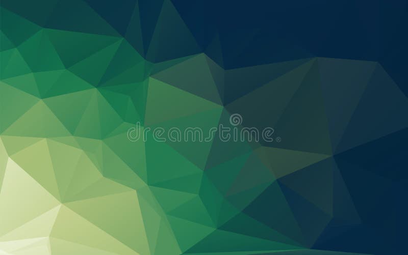 Grüner abstrakter niedriger Polyvektor-Hintergrund