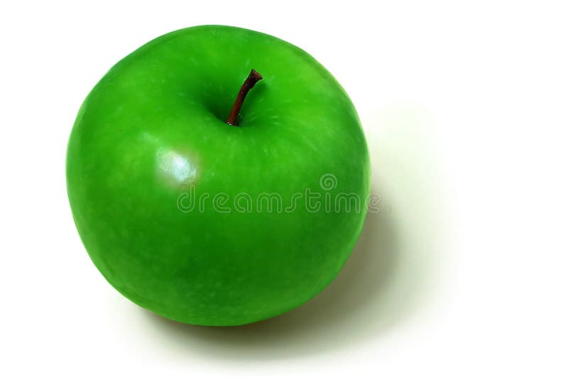 Grüner Apfel lizenzfreie stockfotografie