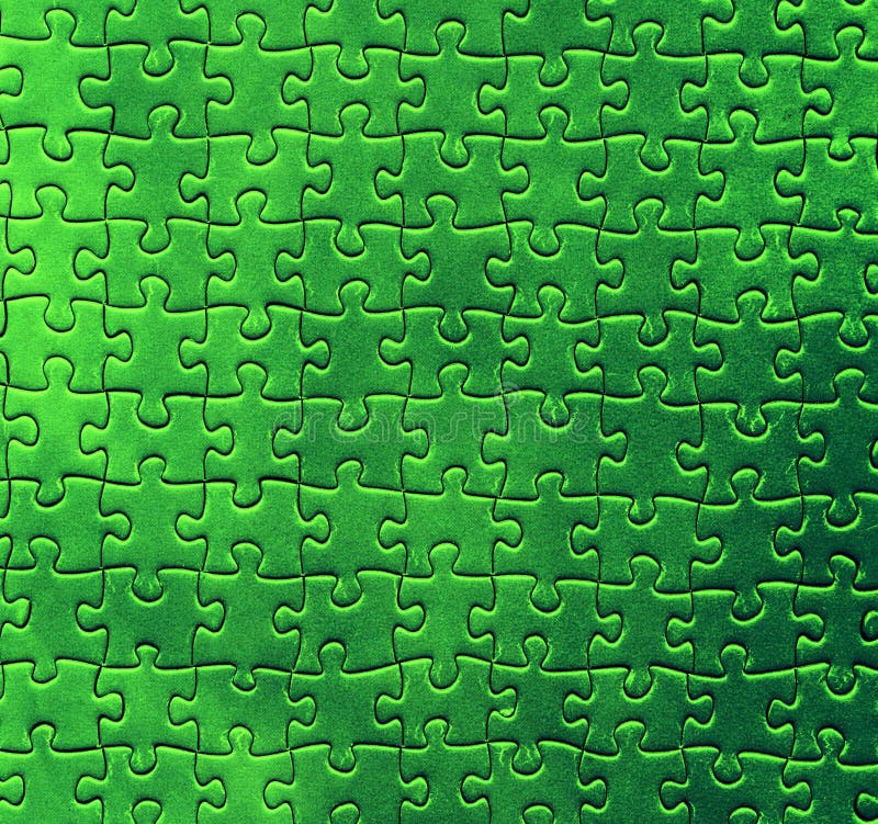 Abstract illustration with green puzzle texture. Abstract illustration with green puzzle texture
