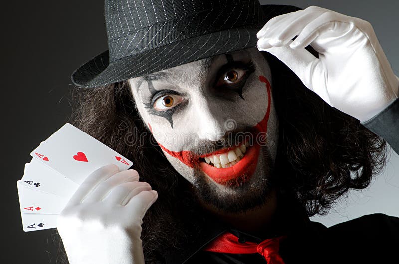 Grępluje jokeru studio zdjęcia stock