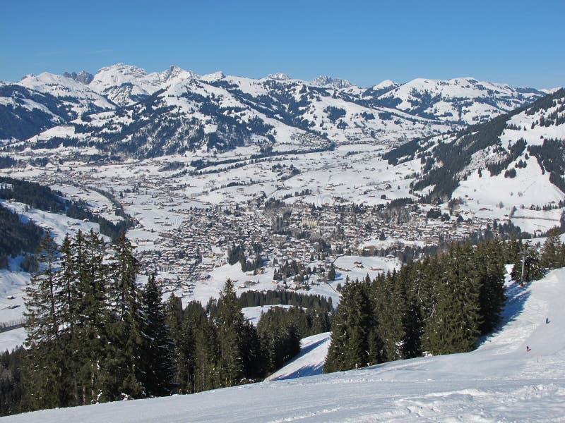 Gstaad in the winter