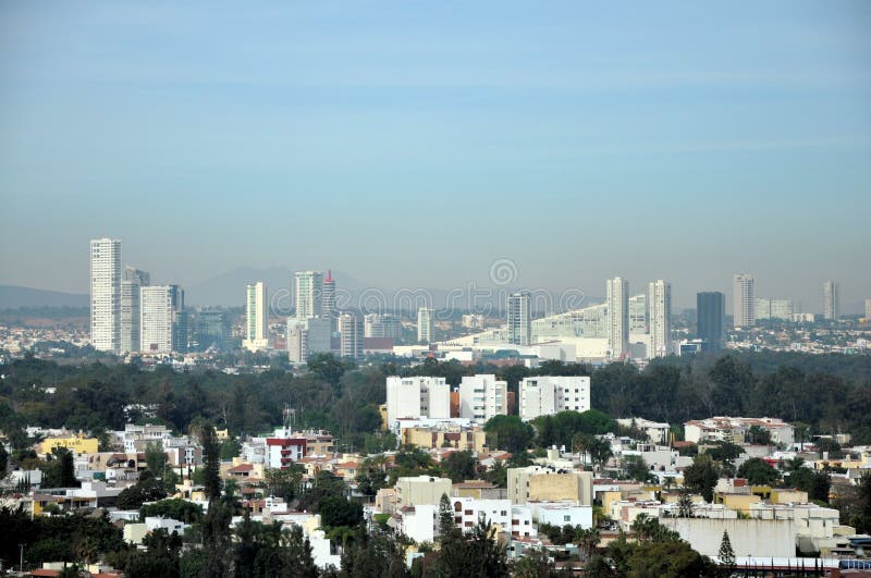 Guadalajara Skyline editorial stock photo. Image of front 39106693