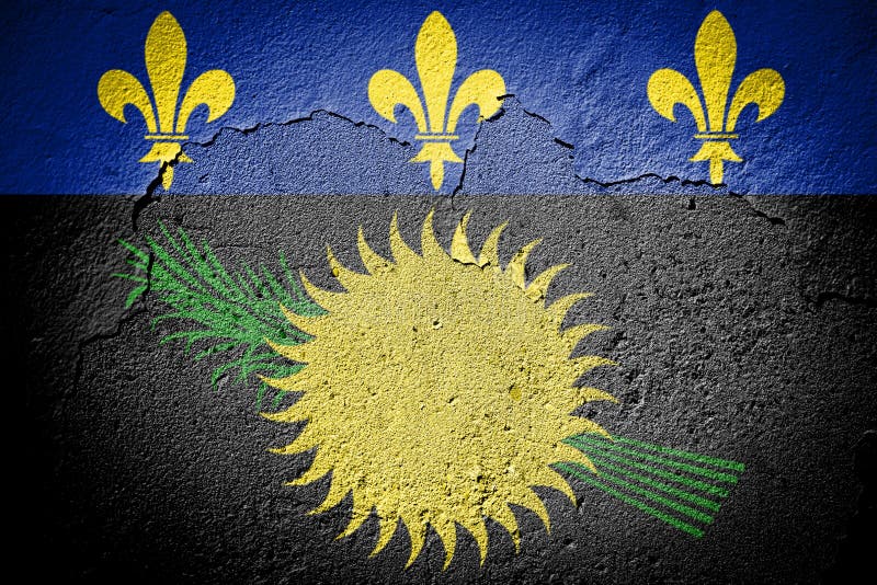 Guadeloupe flag, Overseas Territories of France - Stock Illustration  [64022121] - PIXTA