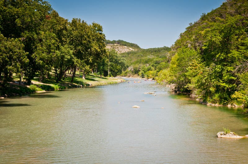 The Guadeloupe River Texas stock image. Image of recreation 26803131