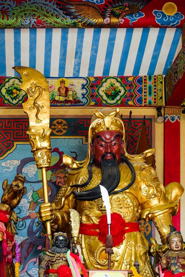 Guan Yu in Chinese temple