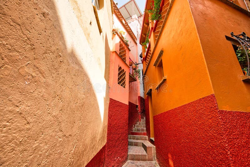 Guanajuato beroemde steeg van de kus callejon del beso