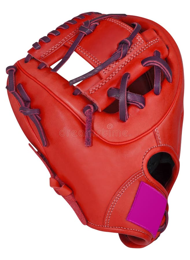 Guanto da baseball isolato fotografie stock Guanto da baseball isolato fotografie stock