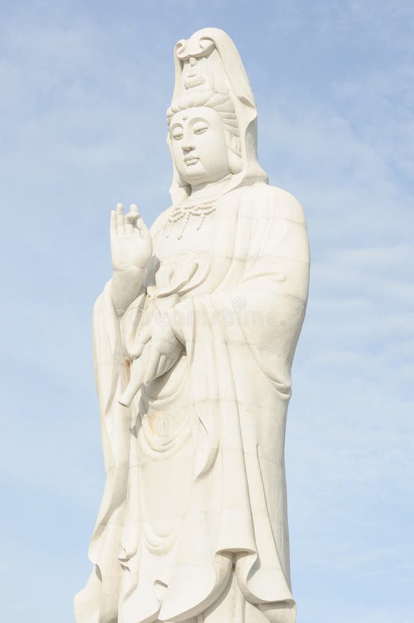 Guanyin statue stock photo. Image of history, antique 39517258