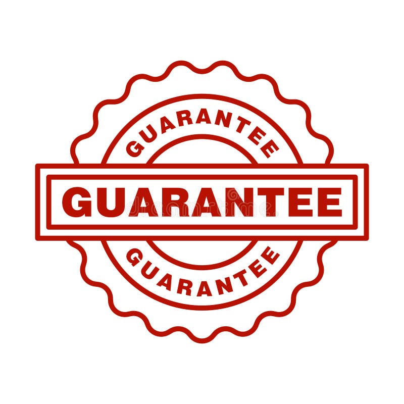 Guarantee Rubber Stamp Icon Vector Graphic by denisudibyo