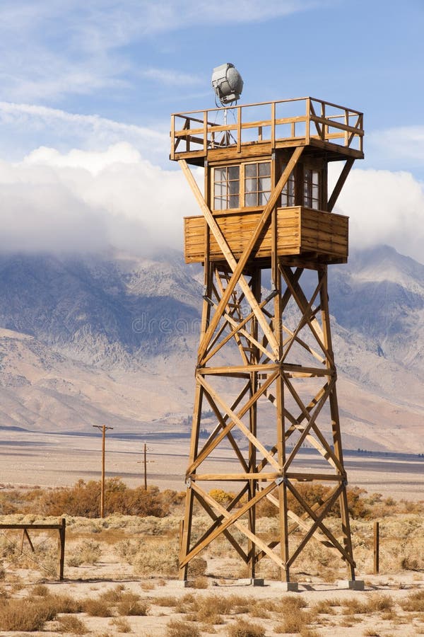 Guard Tower Searchlight Manzanar National Historic Site California