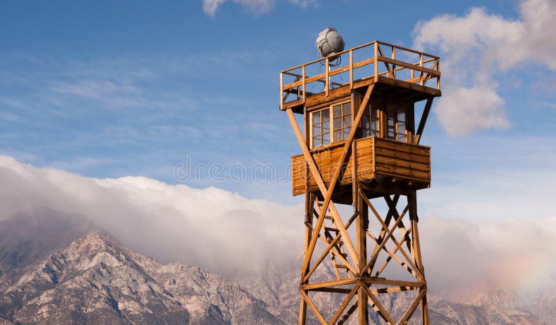 Guard Tower Searchlight Manzanar National Historic Site California