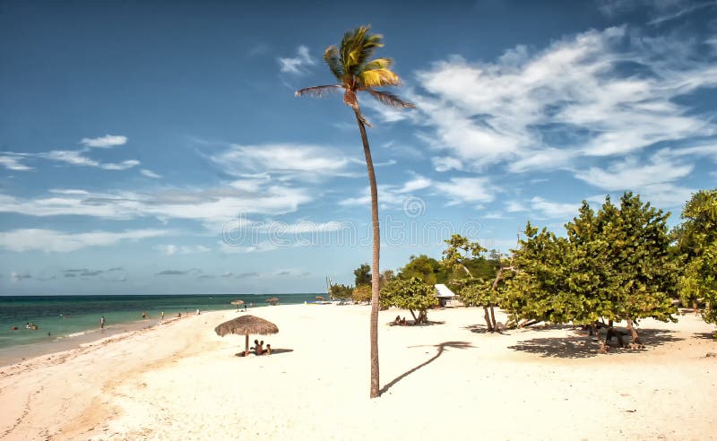 Guardalavacastrand, HolguÃn, Cuba stock afbeeldingen Guardalavacastrand, HolguÃn, Cuba stock afbeeldingen
