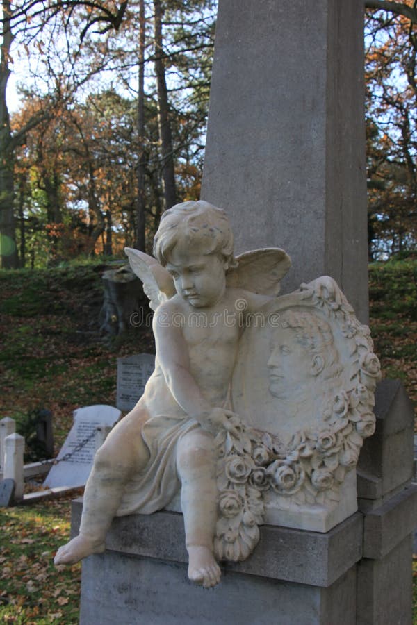 Guardian Angel Grave Ornament Stock Image Image of holy, catholic