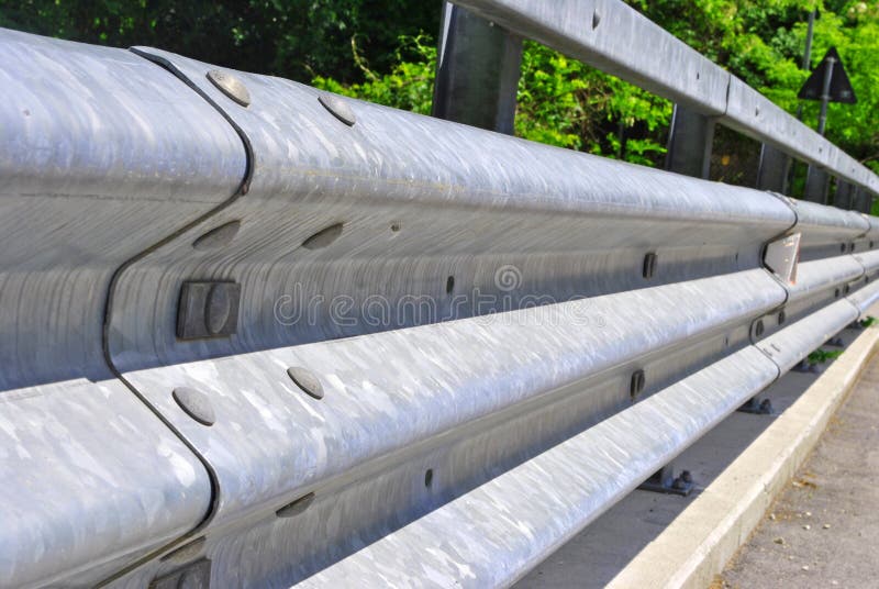 Guardrail protection for car and motorcycle accident ensure the maintenance of the vehicle on the road