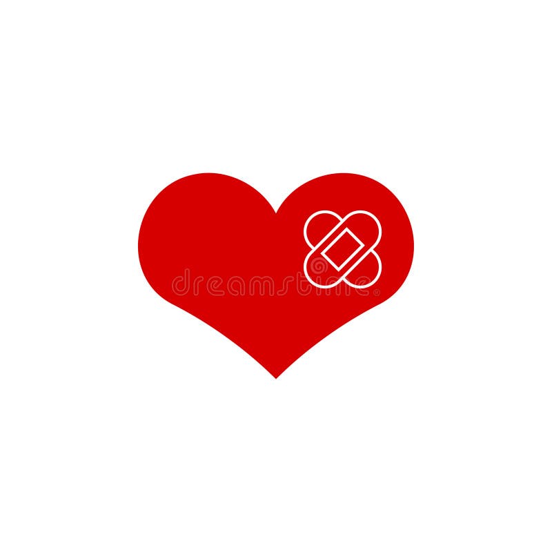 Guarisca l'illustrazione di vettore del modello di progettazione grafica dell'icona del cuore royalty illustrazione gratis Guarisca l'illustrazione di vettore del modello di progettazione grafica dell'icona del cuore royalty illustrazione gratis