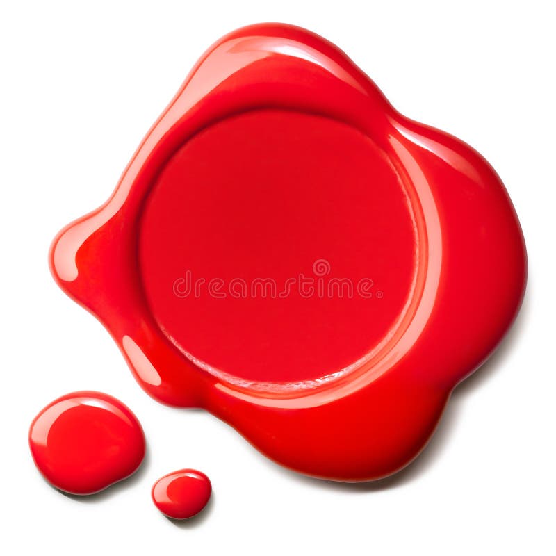 Guarnizione rossa della cera Guarnizione rossa della cera