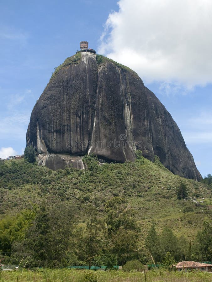 Guatape Rock stock photography