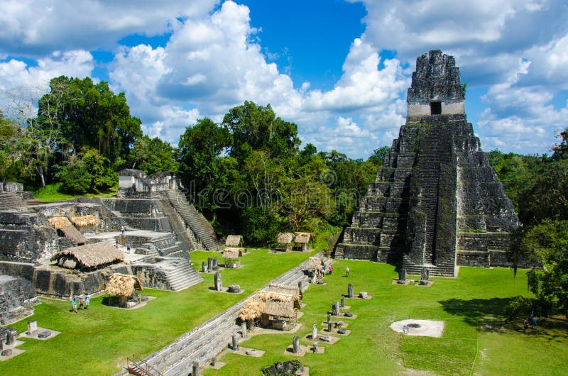 Maya old ruins in Guatemala, Tikal. Maya old ruins in Guatemala, Tikal