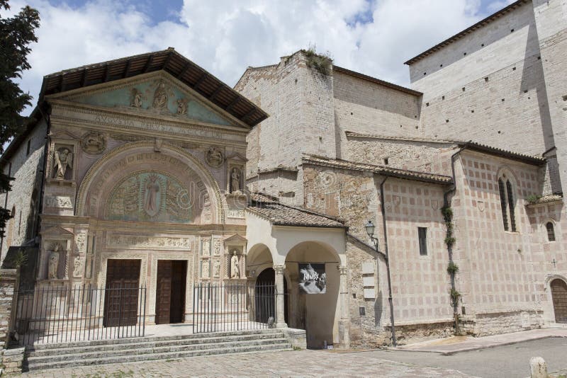 A view of Gubbio church