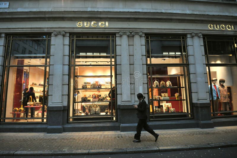 Gucci High Fashion Store In Bond Street 